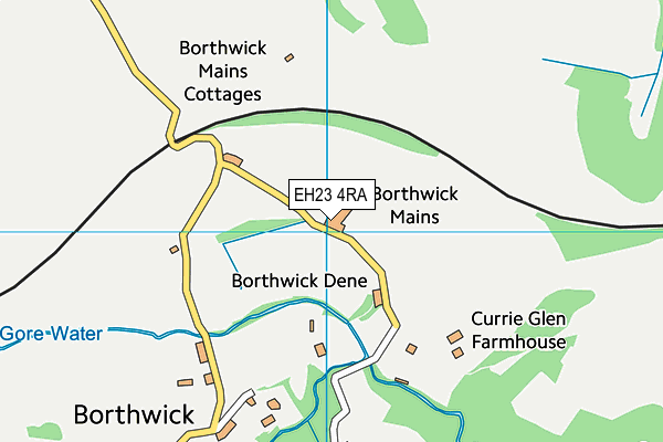 EH23 4RA map - OS VectorMap District (Ordnance Survey)