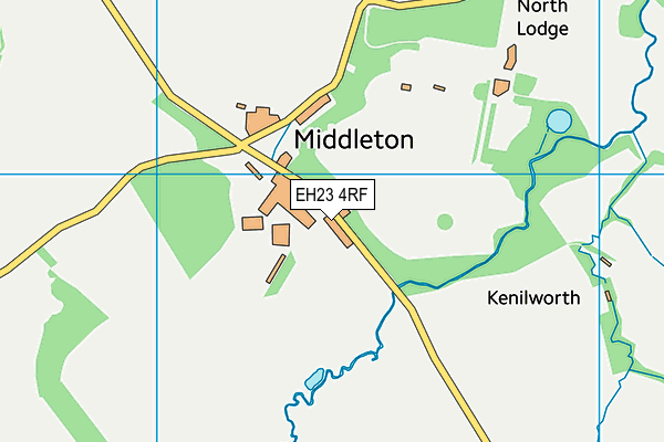 EH23 4RF map - OS VectorMap District (Ordnance Survey)