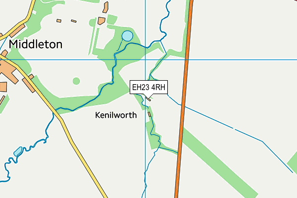 EH23 4RH map - OS VectorMap District (Ordnance Survey)