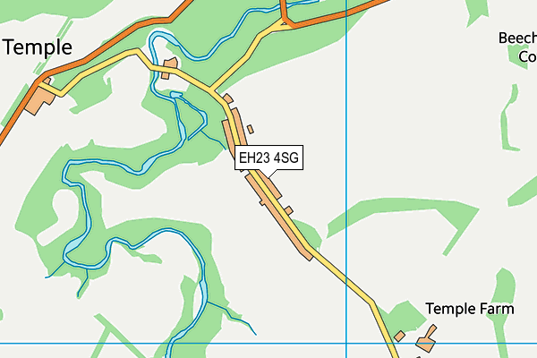 EH23 4SG map - OS VectorMap District (Ordnance Survey)