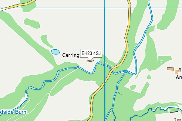 EH23 4SJ map - OS VectorMap District (Ordnance Survey)