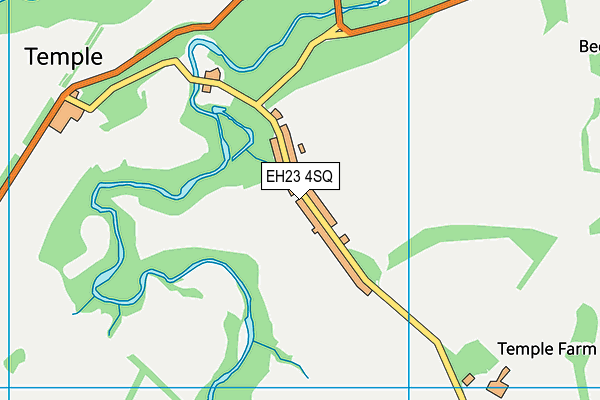 EH23 4SQ map - OS VectorMap District (Ordnance Survey)