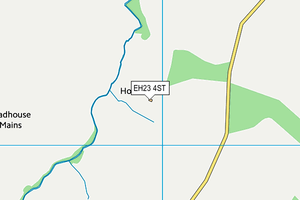 EH23 4ST map - OS VectorMap District (Ordnance Survey)