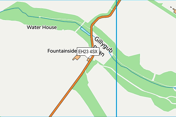 EH23 4SX map - OS VectorMap District (Ordnance Survey)