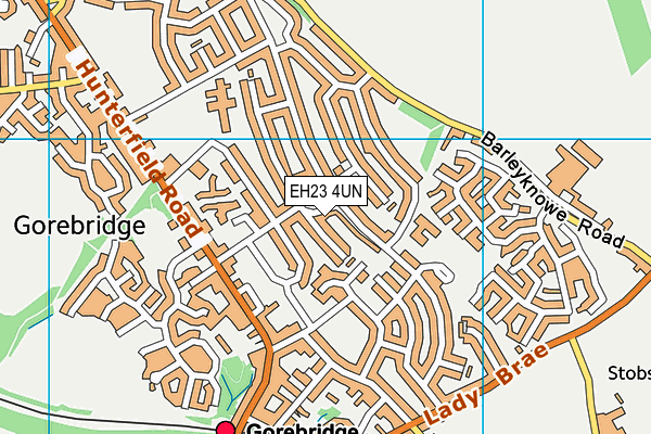 EH23 4UN map - OS VectorMap District (Ordnance Survey)
