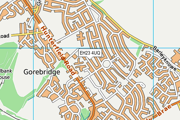 EH23 4UQ map - OS VectorMap District (Ordnance Survey)