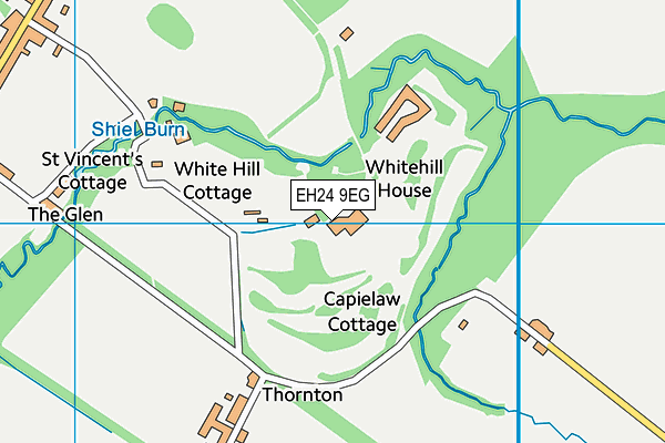 EH24 9EG map - OS VectorMap District (Ordnance Survey)