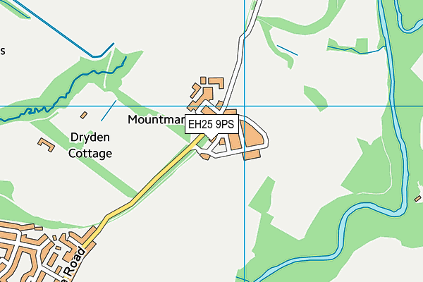 EH25 9PS map - OS VectorMap District (Ordnance Survey)