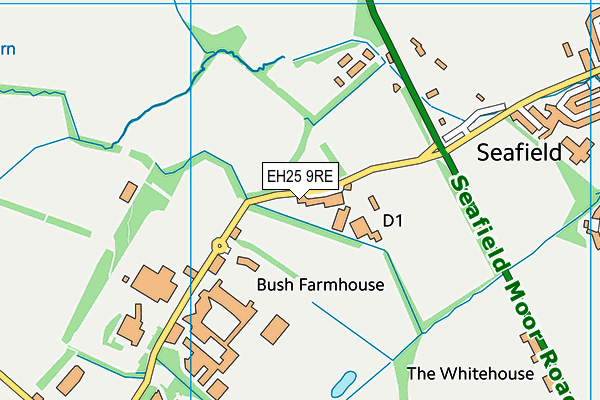 EH25 9RE map - OS VectorMap District (Ordnance Survey)