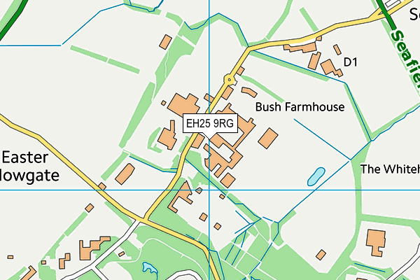 EH25 9RG map - OS VectorMap District (Ordnance Survey)