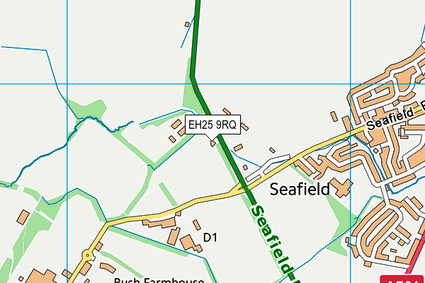 EH25 9RQ map - OS VectorMap District (Ordnance Survey)