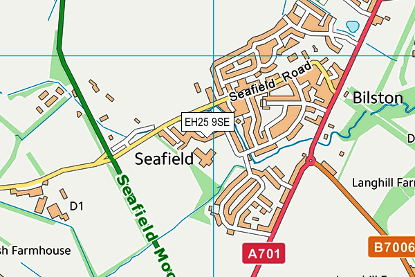 EH25 9SE map - OS VectorMap District (Ordnance Survey)