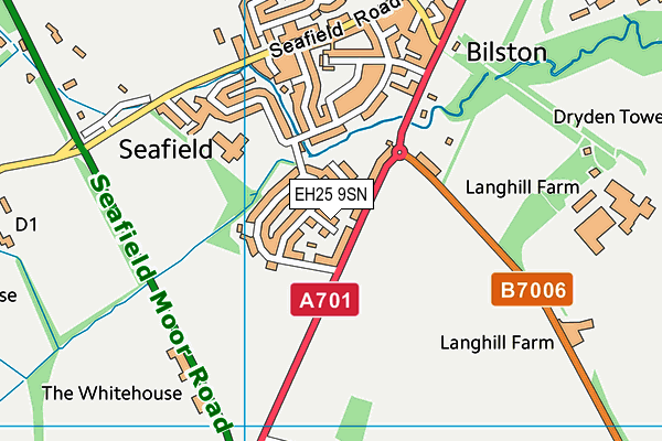 EH25 9SN map - OS VectorMap District (Ordnance Survey)