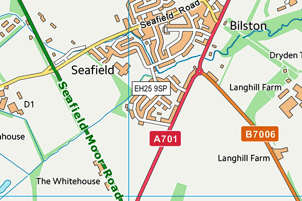 EH25 9SP map - OS VectorMap District (Ordnance Survey)