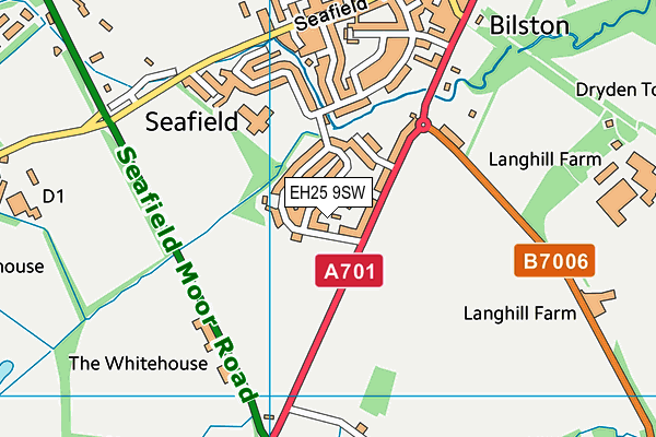 EH25 9SW map - OS VectorMap District (Ordnance Survey)