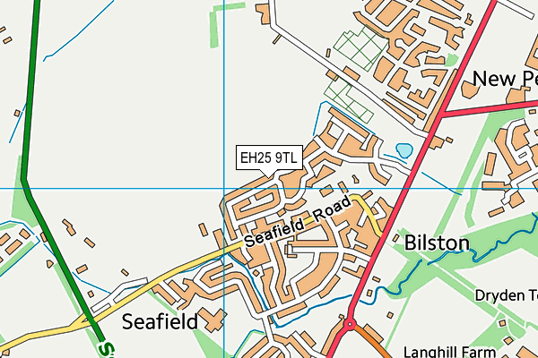 EH25 9TL map - OS VectorMap District (Ordnance Survey)