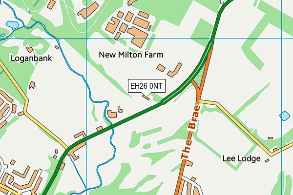 EH26 0NT map - OS VectorMap District (Ordnance Survey)