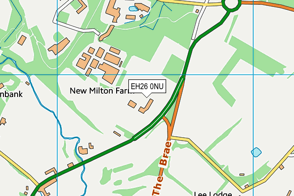 EH26 0NU map - OS VectorMap District (Ordnance Survey)