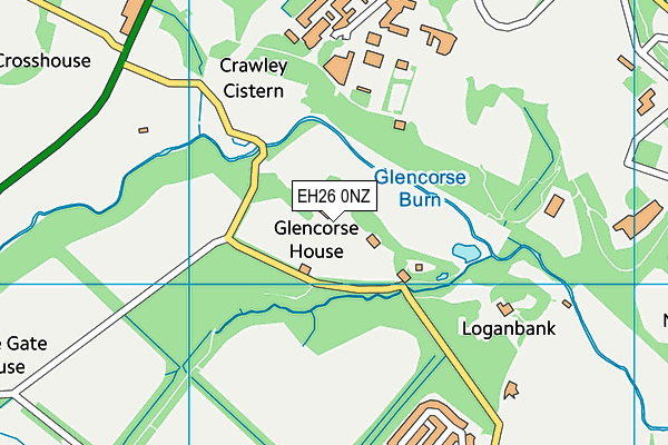 EH26 0NZ map - OS VectorMap District (Ordnance Survey)