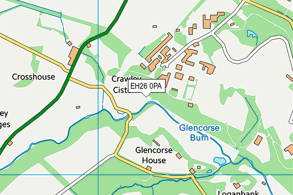 EH26 0PA map - OS VectorMap District (Ordnance Survey)