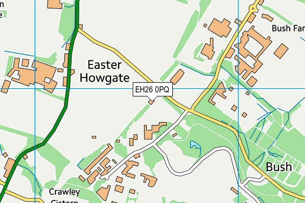 EH26 0PQ map - OS VectorMap District (Ordnance Survey)