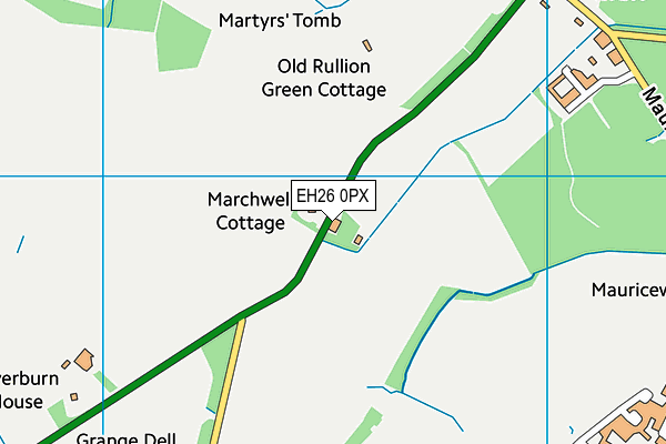EH26 0PX map - OS VectorMap District (Ordnance Survey)