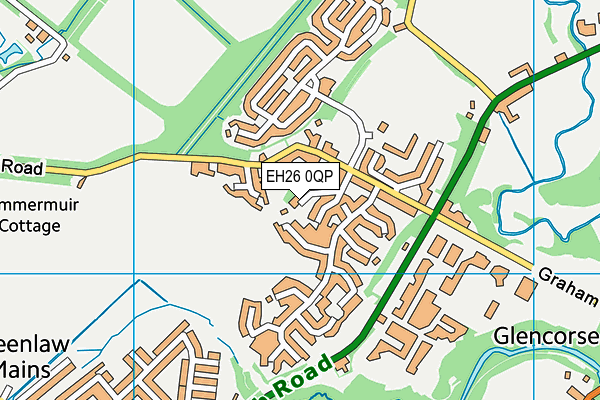 EH26 0QP map - OS VectorMap District (Ordnance Survey)