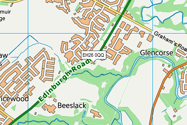 EH26 0QQ map - OS VectorMap District (Ordnance Survey)