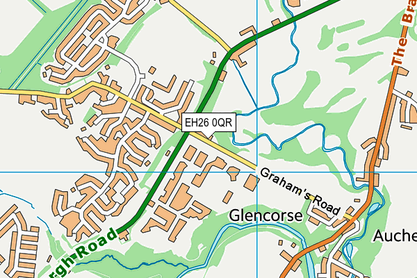 EH26 0QR map - OS VectorMap District (Ordnance Survey)