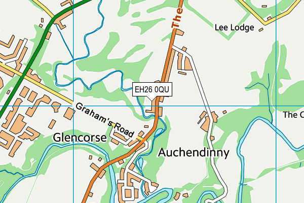 EH26 0QU map - OS VectorMap District (Ordnance Survey)