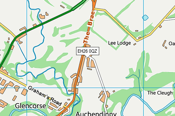 EH26 0QZ map - OS VectorMap District (Ordnance Survey)