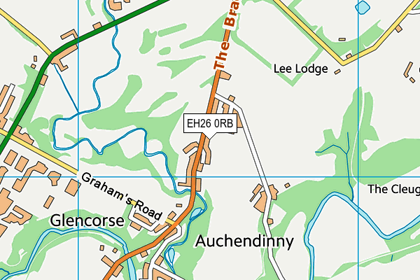 EH26 0RB map - OS VectorMap District (Ordnance Survey)