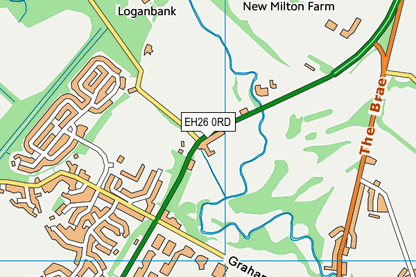 EH26 0RD map - OS VectorMap District (Ordnance Survey)