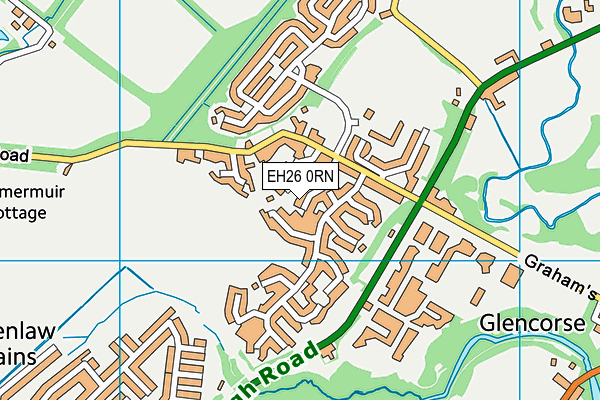 EH26 0RN map - OS VectorMap District (Ordnance Survey)