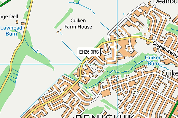 EH26 0RS map - OS VectorMap District (Ordnance Survey)