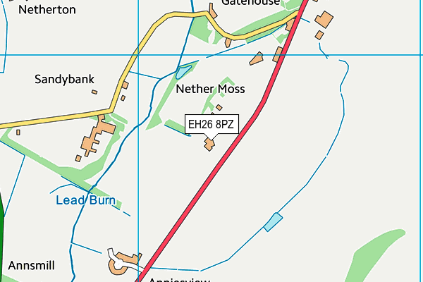 EH26 8PZ map - OS VectorMap District (Ordnance Survey)