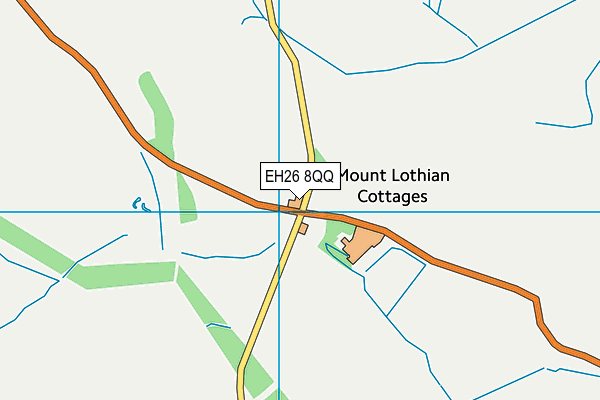 EH26 8QQ map - OS VectorMap District (Ordnance Survey)