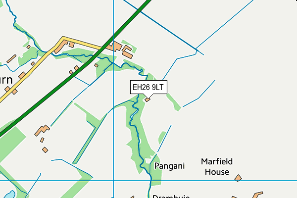 EH26 9LT map - OS VectorMap District (Ordnance Survey)