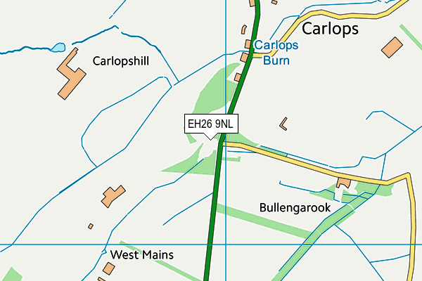 EH26 9NL map - OS VectorMap District (Ordnance Survey)