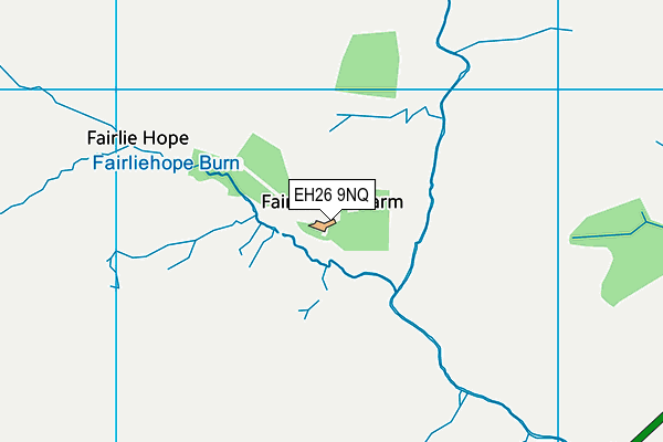 EH26 9NQ map - OS VectorMap District (Ordnance Survey)