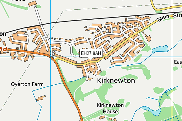 Map of THE INN (KIRKNEWTON) LTD. at district scale