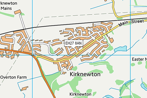 EH27 8AN map - OS VectorMap District (Ordnance Survey)