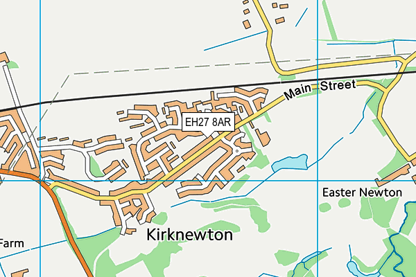 EH27 8AR map - OS VectorMap District (Ordnance Survey)