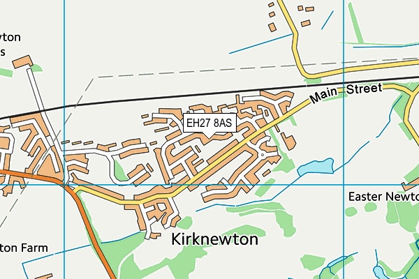 EH27 8AS map - OS VectorMap District (Ordnance Survey)