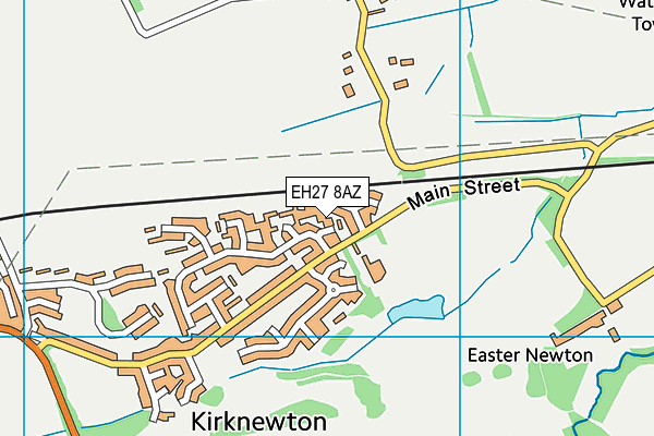 EH27 8AZ map - OS VectorMap District (Ordnance Survey)