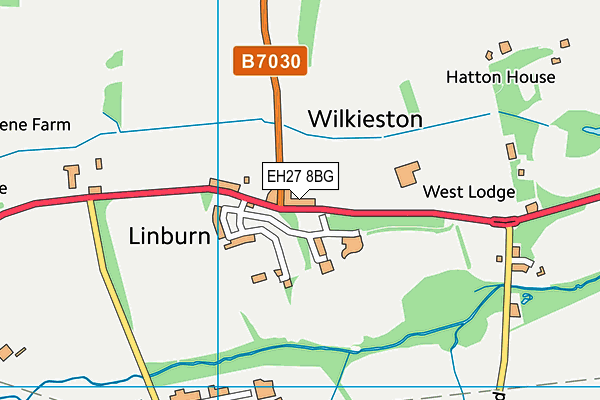 EH27 8BG map - OS VectorMap District (Ordnance Survey)