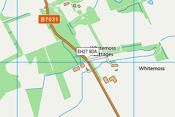 EH27 8DA map - OS VectorMap District (Ordnance Survey)