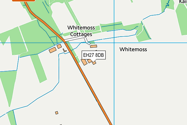 EH27 8DB map - OS VectorMap District (Ordnance Survey)