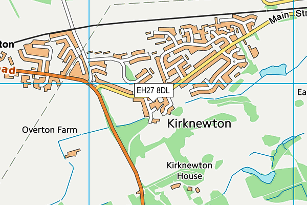 EH27 8DL map - OS VectorMap District (Ordnance Survey)