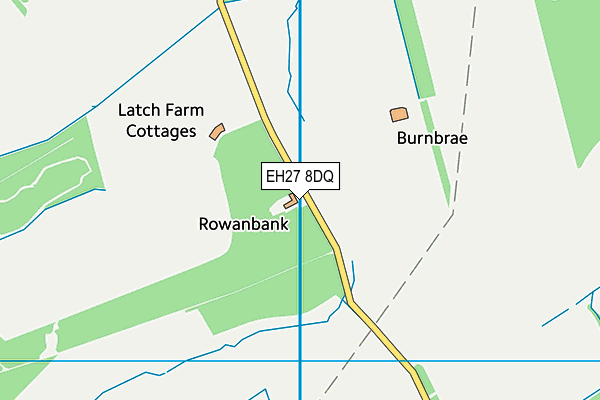 EH27 8DQ map - OS VectorMap District (Ordnance Survey)